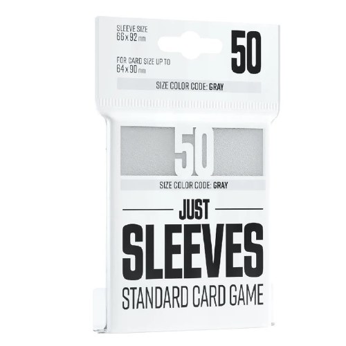 Just Sleeves Standard Card Game White 50 Pack