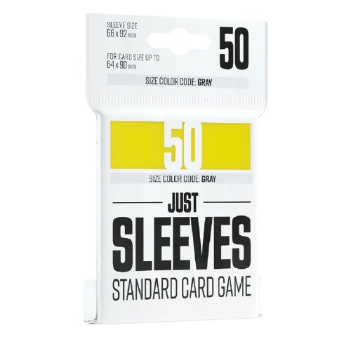 Just Sleeves Standard Card Game Yellow 50 Pack