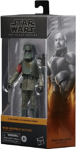 Star Wars Mandalorian Migs Mayfeld (Morak) Black Series 6" Figure