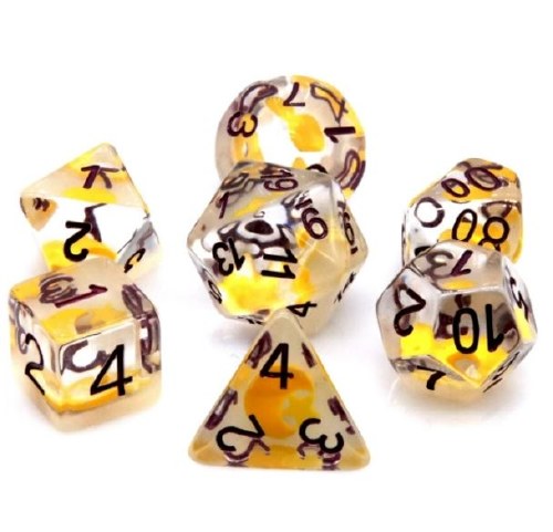Dice Set Moon and Star 7-Piece Set