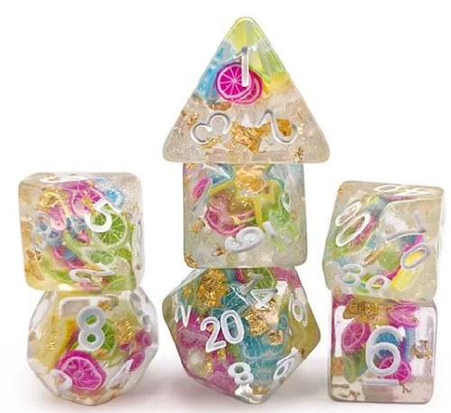 Dice Set Citrus Family 7-Piece