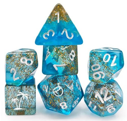 Dice Set Coconut 7-Piece