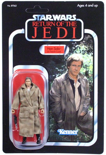 Star Wars Han Solo in Trench Coat Vintage Saga Collection Action Figure