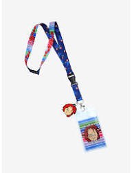 Child's Play Chucky Wanna Play Lanyard