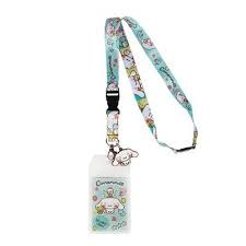 Cinnamoroll Snack Time Rubber Charm Lanyard