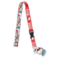 Hello Kitty Rubber Charm Lanyard
