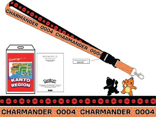 Pokemon Charmander Lanyard