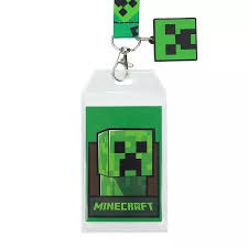 Minecraft Creeper Face Lanyard