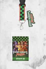 Freddy Fazbear's Pizza Staff ID Lanyard