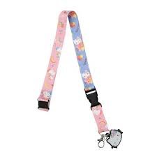 Hello Kitty with Flowers Rubber Charm Lanyard