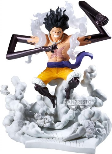 One Piece Monkey D Luffy Gear 4 Senkozekkei Figure