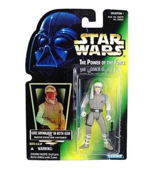 Star Wars Luke Skywalker Hoth Gear Power of the Force Action Figure