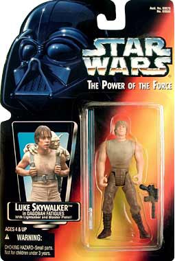 Star Wars Luke Skywalker Dagobah Fatigues Power of the Force Action Figure