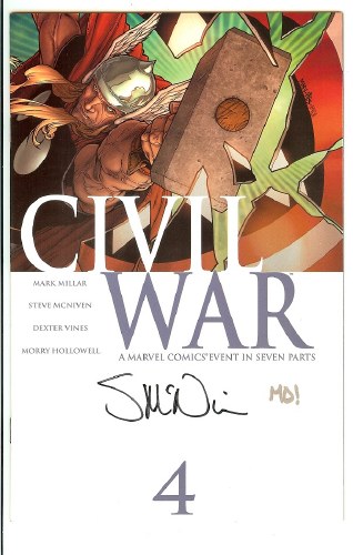 Civil War #4 Signed