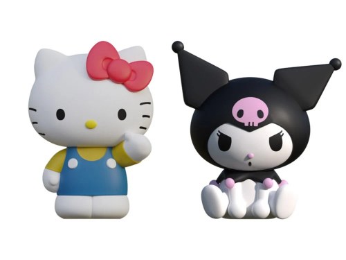 Hello Kitty & Kuromi 2.5" 3D Magnets Two Pack
