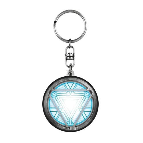 Iron Man 3 Arc Reactor Pewter Keychain