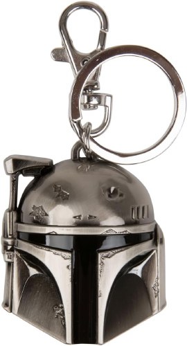 Star Wars Boba Fett Helmet Pewter Key Ring