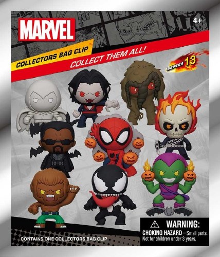 Marvel Seasonal Halloween 3D Foam Bag Clip Blind Bag