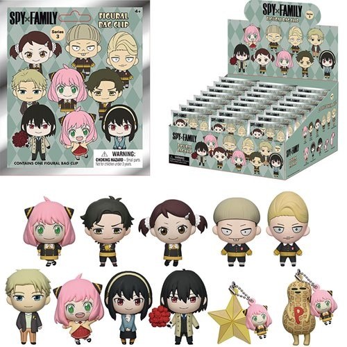 Spy x Family Series 3 3D Foam Bag Clip Blind Bag