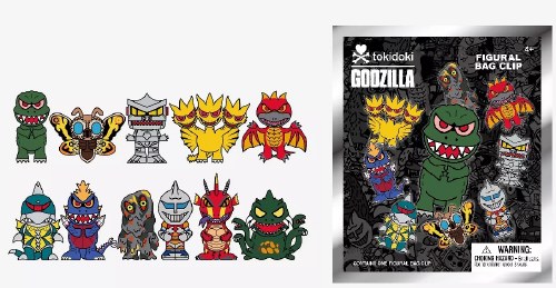 Tokidoki x Godzilla 3D Foam Bag Clip Blind Bag
