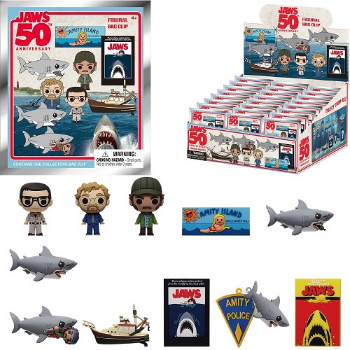 Jaws 50th Anniversary Series 1 3D Foam Bag Clip Blind Bag