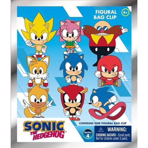 Sonic the Hedgehog Series 4 3D Foam Keyring Blind Bag