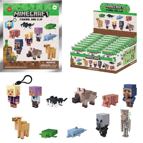 Minecraft Series 5 3D Foam Bag Clip Blind Bag