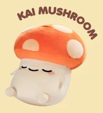 Kai Mushroom Mini Mochi 6" Plush