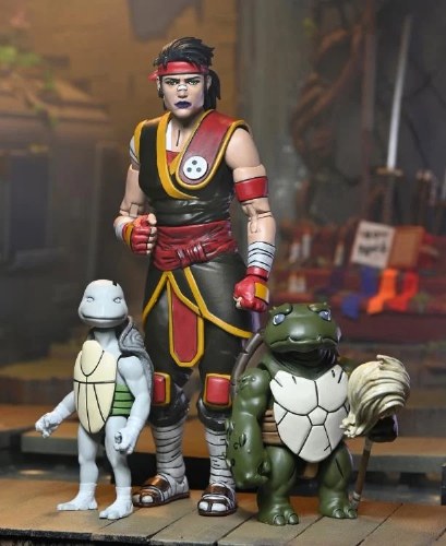 Teenage Mutant Ninja Turtles Last Ronin Lost Years Casey Marie with Baby Odyn & Uno 7" Figure Set