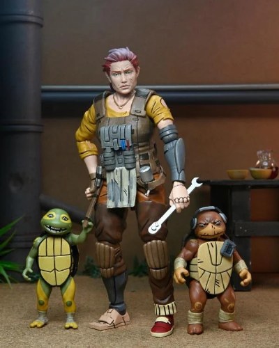 Teenage Mutant Ninja Turtles Last Ronin Lost Years April with Baby Yi and Moj 7" Figure Set