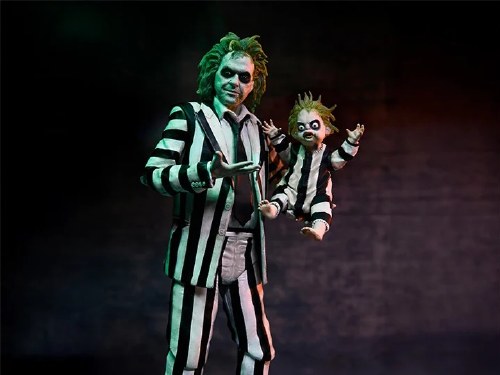Beetlejuice 1988 Striped Suit Ultimate 7" Figure