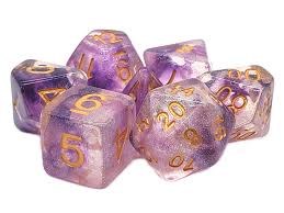 Luminous Radiant Iris 7-Dice Set