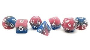 Gradients Bubblegum Blast 7-Dice Set