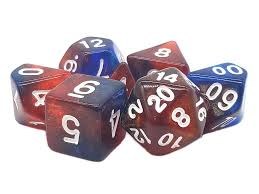 Cosmic Blast 7-Dice Set