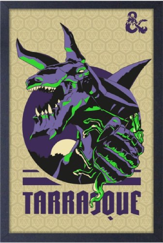 Dungeons and Dragons Tarrasque Framed Print