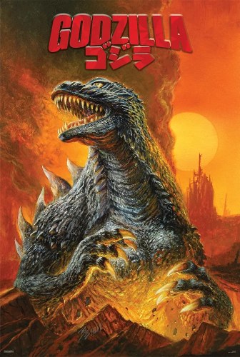 Godzilla Rise Up 24" x 36" Poster