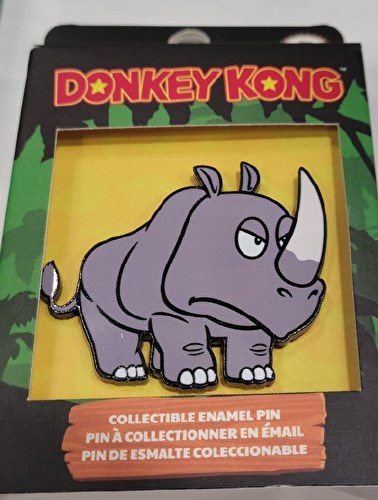 Donkey Kong Rambi Enamel Pin