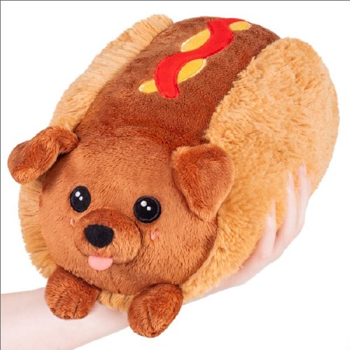 Dachshund Hotdog Snugglemi Snackers 5" Plush