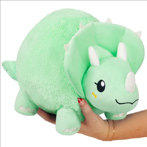 Triceratops Mini Squishable 7.5" Plush
