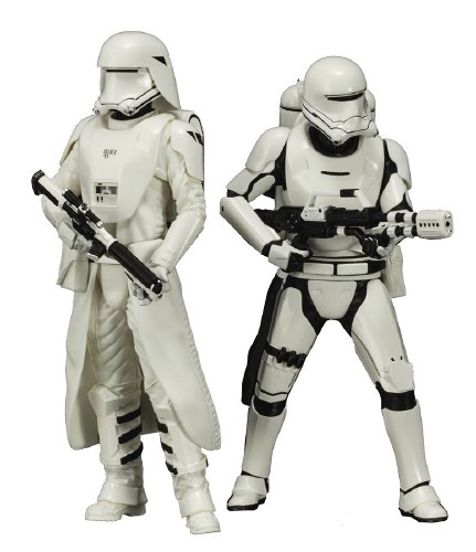 Star Wars First Order Snowtrooper and First Order Flametrooper ArtFX+ Statue