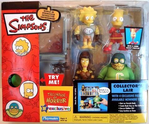 Simpsons Tree House of Horror Collectors Lair Action Figure 2-Pack