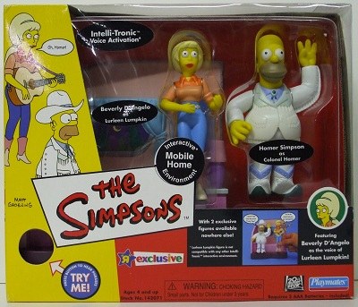 Simpsons Colonel Homer and Lurlenn Lumpkin Action Figure 2-Pack