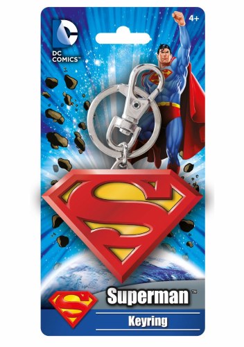 Superman Symbol Pewter Color Keyring