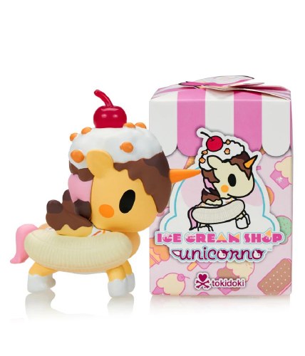 Tokidoki Ice Cream Shop Unicorno 2.75" Blind Box Vinyl Figure