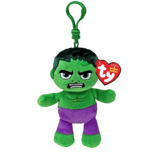 Hulk TY Beanie Babies Floppy Clip 5" Plush