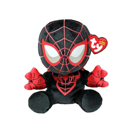 Miles Morales Spider-Man TY Beanie Babies Floppy Medium 13" Plush