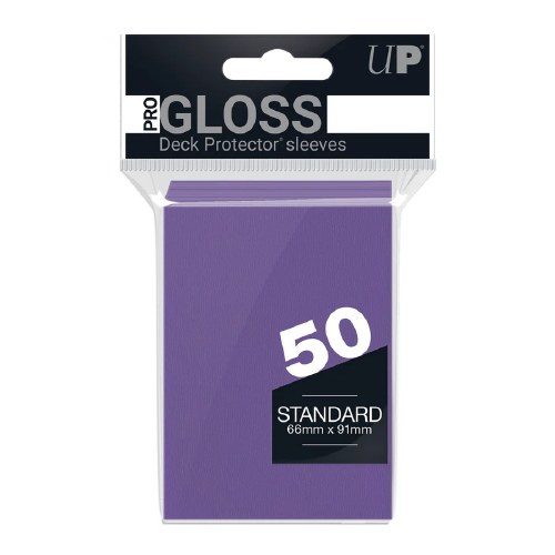 Ultra Pro Purple Standard Gloss Deck Protector Sleeves 50 Pack