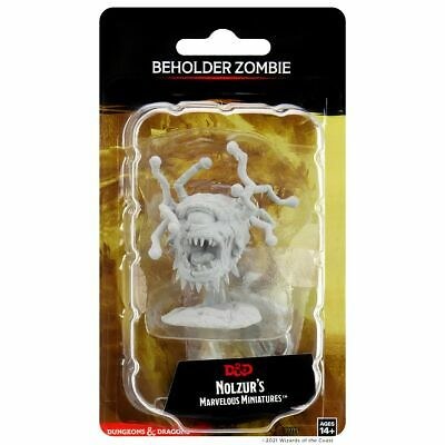 Dungeons and Dragons Nolzur's Marvelous Beholder Zombire Unpainted Miniatures
