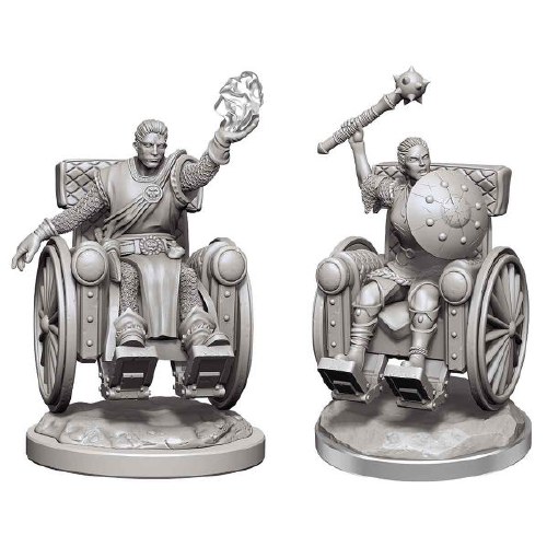 Dungeons and Dragons Nolzur's Marvellous Unpainted Human Clerics Miniatures