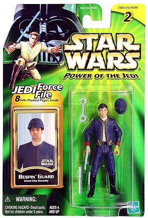 Star Wars Power of the Jedi Force File Bespin Guard Action Figure